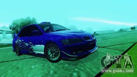 Mitsubishi Lancer Evolution IX FQ-360 2007 for GTA San Andreas