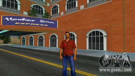 New red T-shirt for Tommy Vercetti for GTA Vice City