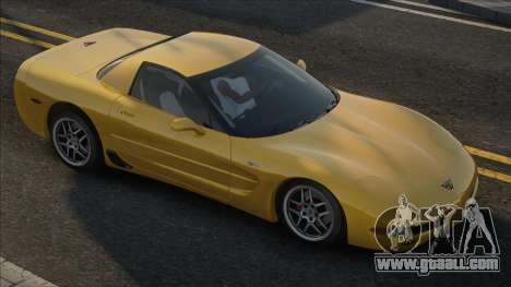 Chevrolet Corvette C5 Yellow for GTA San Andreas