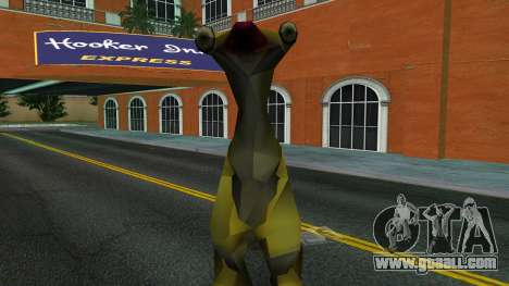 Sid The Sloth (Ice Age) Skin for GTA Vice City