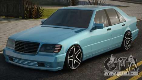 Mercedes Benz W140 Blue for GTA San Andreas