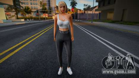 Young girl in the style of CA 5 for GTA San Andreas