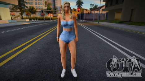 Young girl in the style of CA 21 for GTA San Andreas