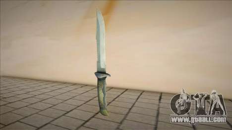 Updated knife model for GTA San Andreas