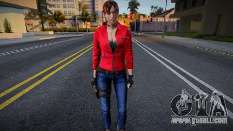 Claire Redfield [RE2 Remake Style] for GTA San Andreas