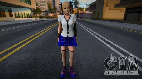 Marie Rose in School Uniform - Blue for GTA San Andreas