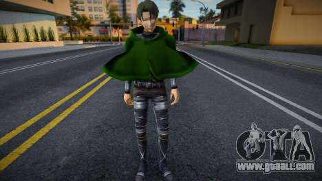 Levi Ackerman Season 4 Shingeki no Kyojin for GTA San Andreas