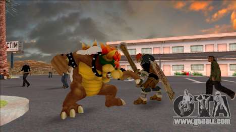 Bowser from Super Smash Bros Melee for GTA San Andreas