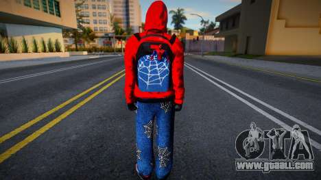 Spiderman Hoodie Boy for GTA San Andreas