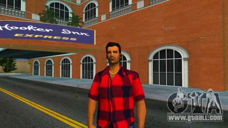 Tommy Vercetti in a flannel shirt for GTA Vice City