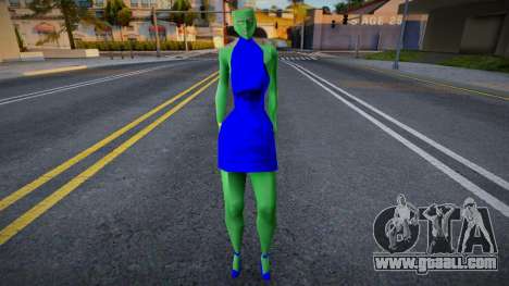 New Sexy Alien Edit For Wfyri for GTA San Andreas