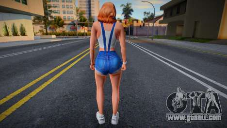 Young girl in the style of CA 12 for GTA San Andreas