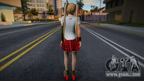 Marie Rose in School Uniform - Red for GTA San Andreas