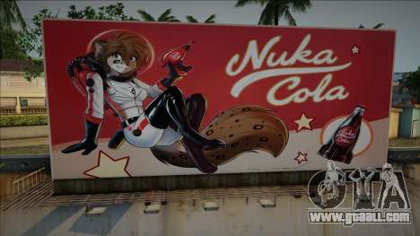 Billboard with Nuka Cola ads for GTA San Andreas