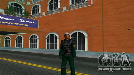 Tommy as Finnish Border Guard SWAT for GTA Vice City