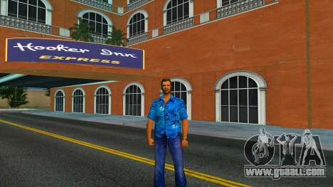 Tommy is a blue-eyed blond for GTA Vice City