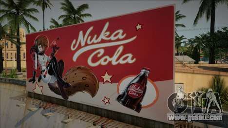 Billboard with Nuka Cola ads for GTA San Andreas