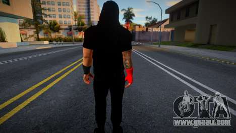 Roman Reigns T-Shirt with Gloves (LEVELS ABOVE) for GTA San Andreas