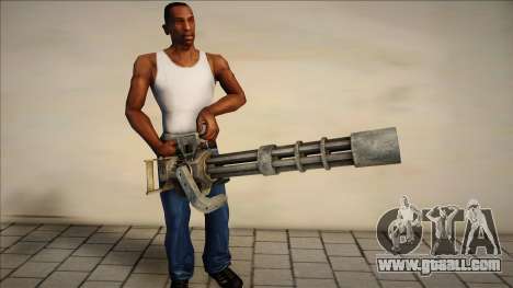 Minigun from MW for GTA San Andreas