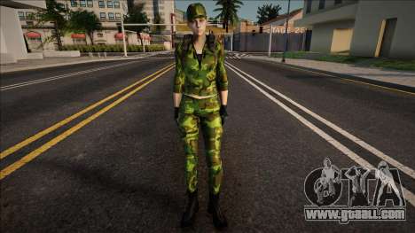 Jill Army for GTA San Andreas