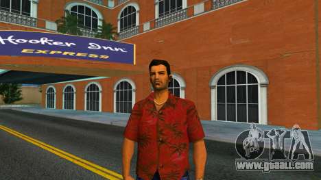 New red T-shirt for Tommy Vercetti for GTA Vice City