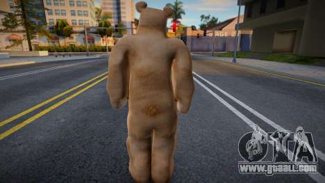 Cesar In A Goofy Ahh Bear Costume for GTA San Andreas