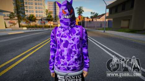 Gengar Hoodie Boy for GTA San Andreas