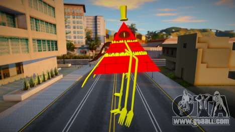 Bill Cipher angry final form o Bill Cipher enoja for GTA San Andreas