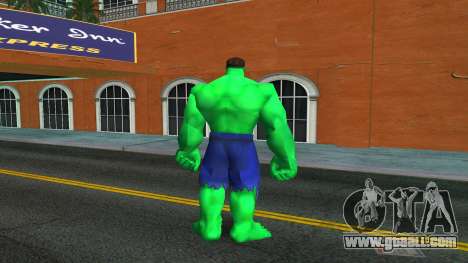 Accurate Size Hulk From Hulk 2003 Game for GTA Vice City