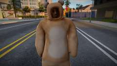 Cesar In A Goofy Ahh Bear Costume for GTA San Andreas