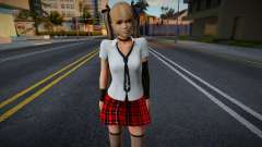 Marie Rose in School Uniform - Red for GTA San Andreas