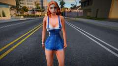 Young girl in the style of CA 12 for GTA San Andreas