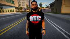 Roman Reigns T-Shirt no gloves (OTC) for GTA San Andreas