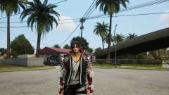 Jin Kazama for GTA San Andreas Definitive Edition