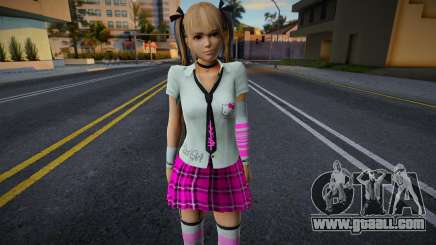 Marie Rose in School Uniform - Pink for GTA San Andreas