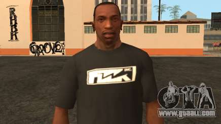 Black FOCK Inc. T-shirt for GTA San Andreas