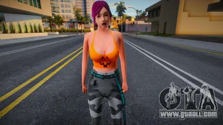 Young girl in the style of CA 8 for GTA San Andreas