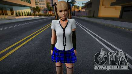 Marie Rose in School Uniform - Blue for GTA San Andreas