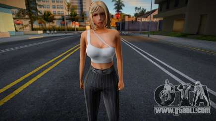 Young girl in the style of CA 5 for GTA San Andreas