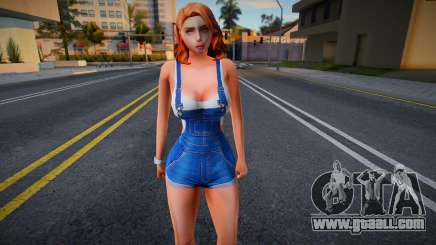 Young girl in the style of CA 12 for GTA San Andreas