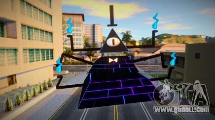 Bill Cipher en su forma física al inicio del Rar for GTA San Andreas