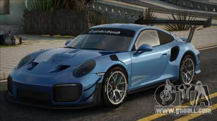 Porsche 911 GT2 RS Clubsport Blue for GTA San Andreas