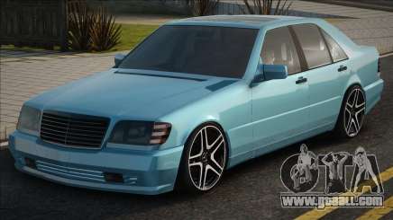 Mercedes Benz W140 Blue for GTA San Andreas