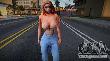 Young girl in the style of CA 20 for GTA San Andreas