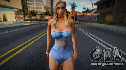 Young girl in the style of CA 21 for GTA San Andreas