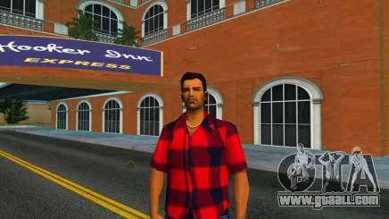 Tommy Vercetti in a flannel shirt for GTA Vice City