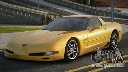 Chevrolet Corvette C5 Yellow for GTA San Andreas