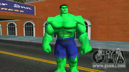 Accurate Size Hulk From Hulk 2003 Game for GTA Vice City