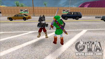 Wolf from Super Smash Bros Melee for GTA San Andreas