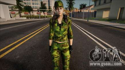 Jill Army for GTA San Andreas